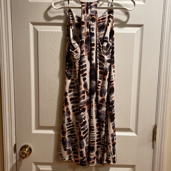 Mercer & Madison medium racer back beige brown tank dress - Picture 5 of 6